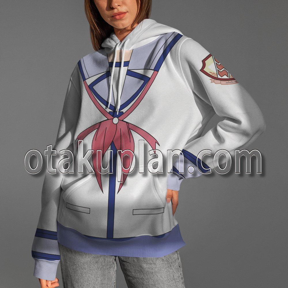Angel Beats Yuri Uniform Cosplay Hoodie