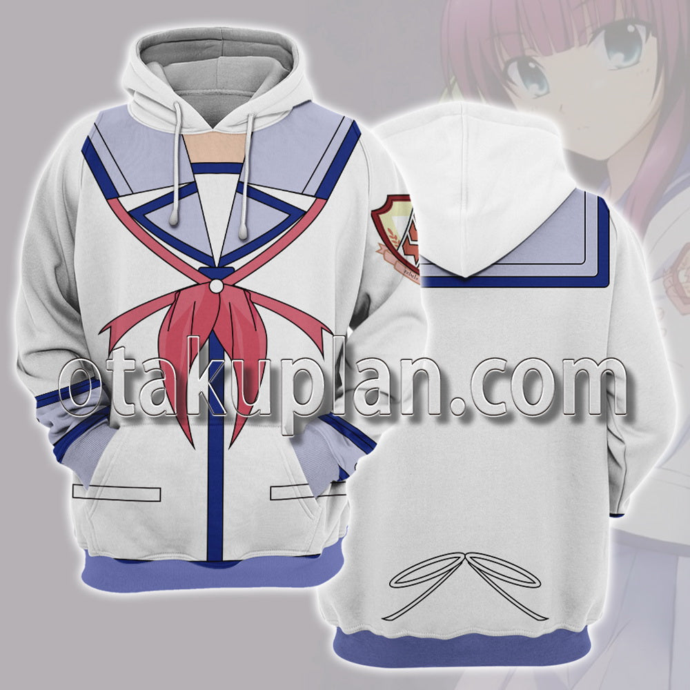Angel Beats Yuri Uniform Cosplay Hoodie