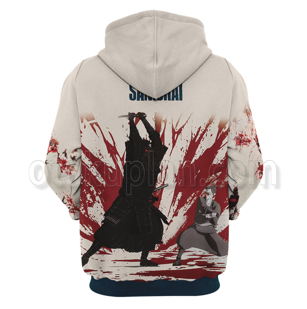 Blue Eye Samurai Battle Hoodie
