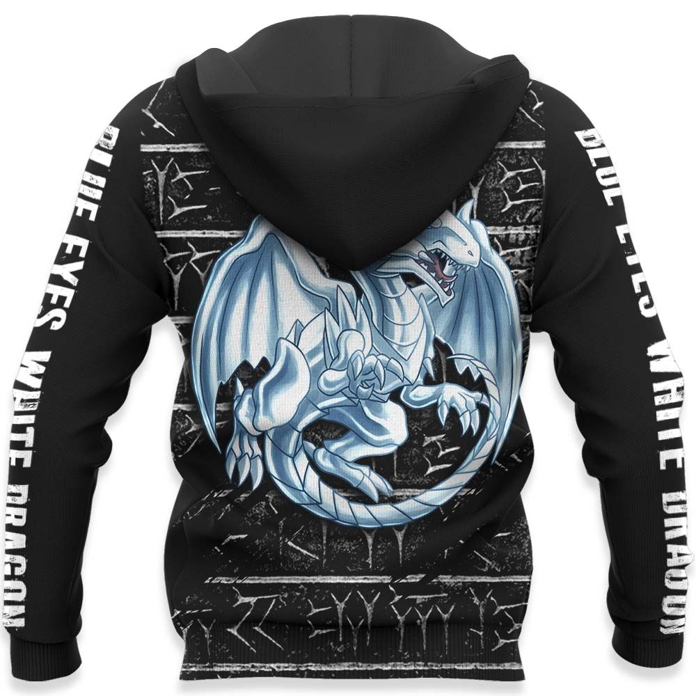 Blue Eyes White Dragon Yugioh Hoodie Shirt