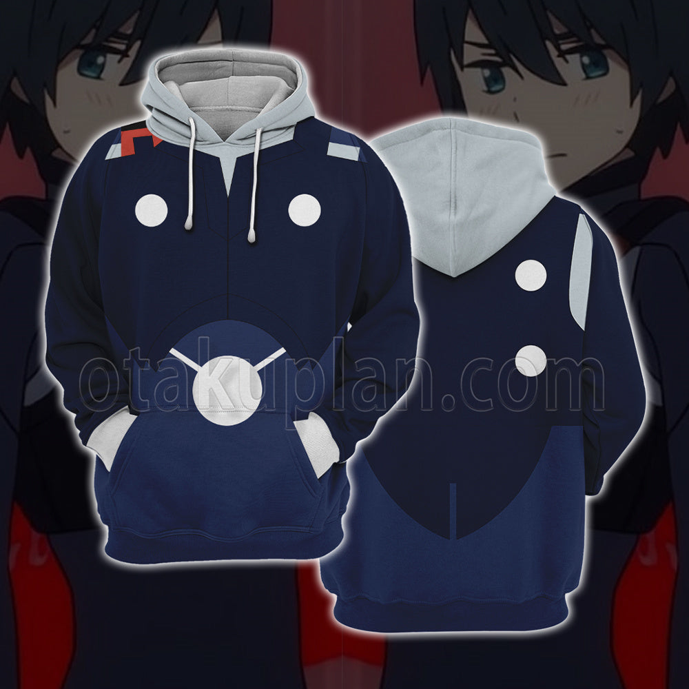 Darling In The Franxx Hiro Battle Suit Cosplay Hoodie