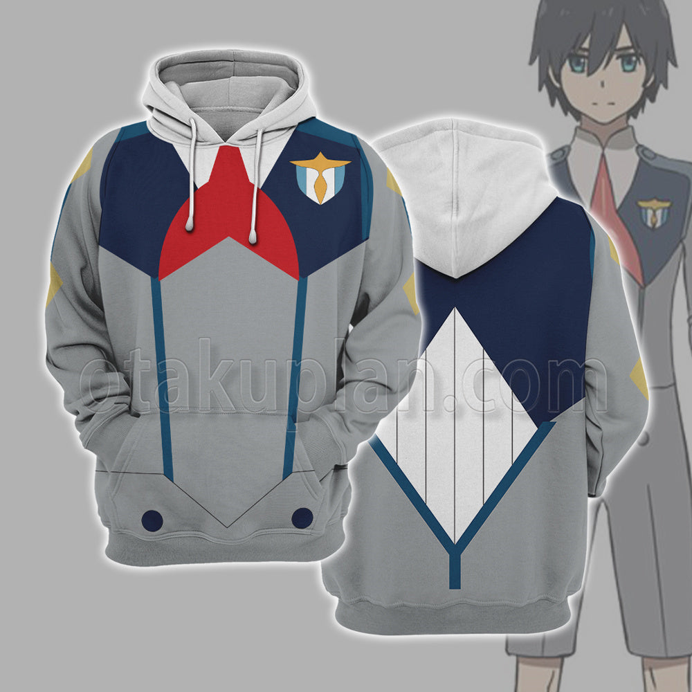Darling In The Franxx Hiro Cosplay Hoodie