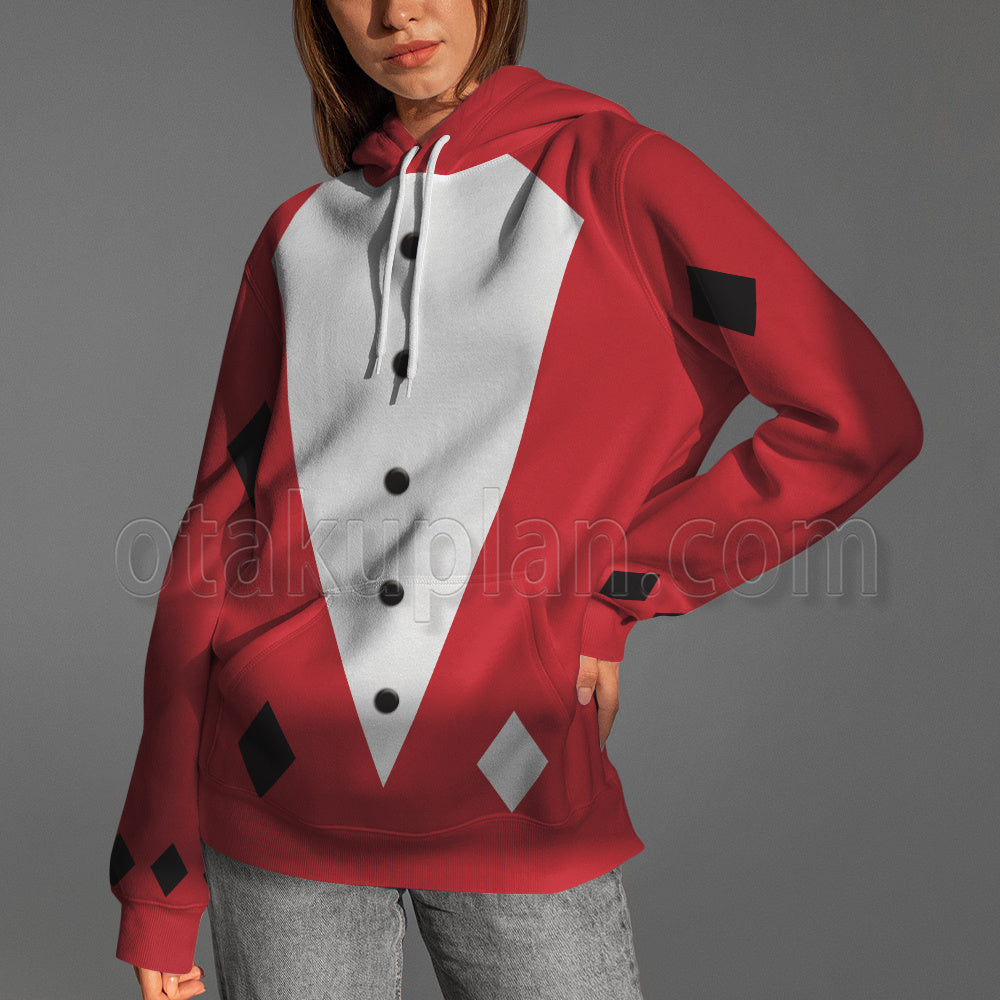 Dc Suicide Squad Harley Quinn Red Cosplay Hoodie
