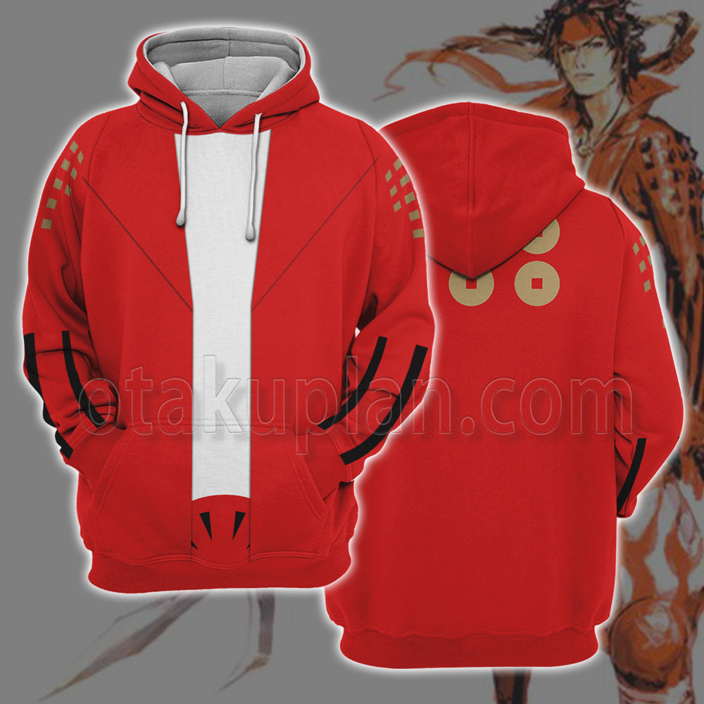 Devil Kings Sengoku Basara Yukimura Sanada Red Cosplay Hoodie