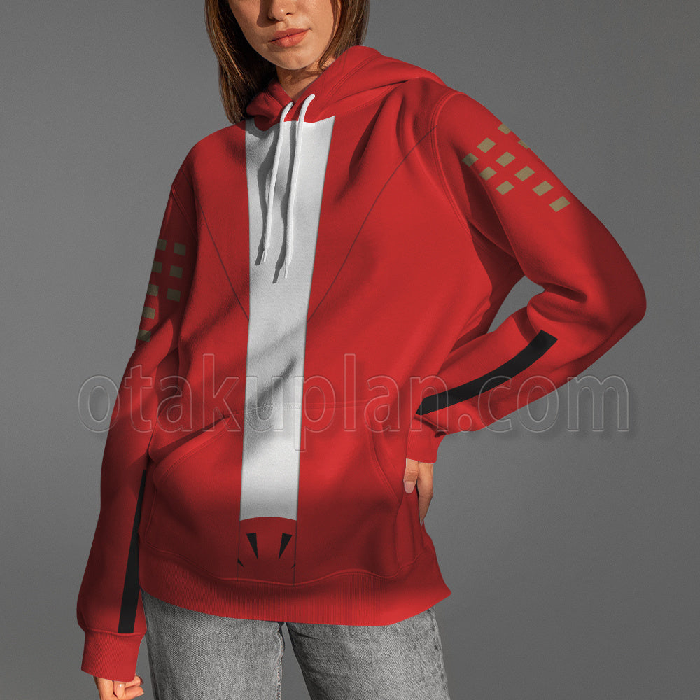 Devil Kings Sengoku Basara Yukimura Sanada Red Cosplay Hoodie