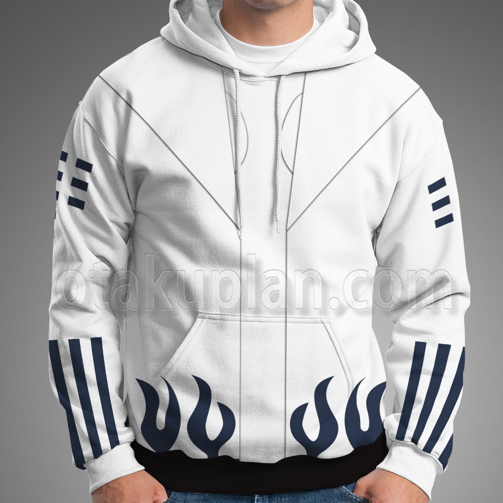 Devil Kings Sengoku Basara Yukimura Sanada White Cosplay Hoodie