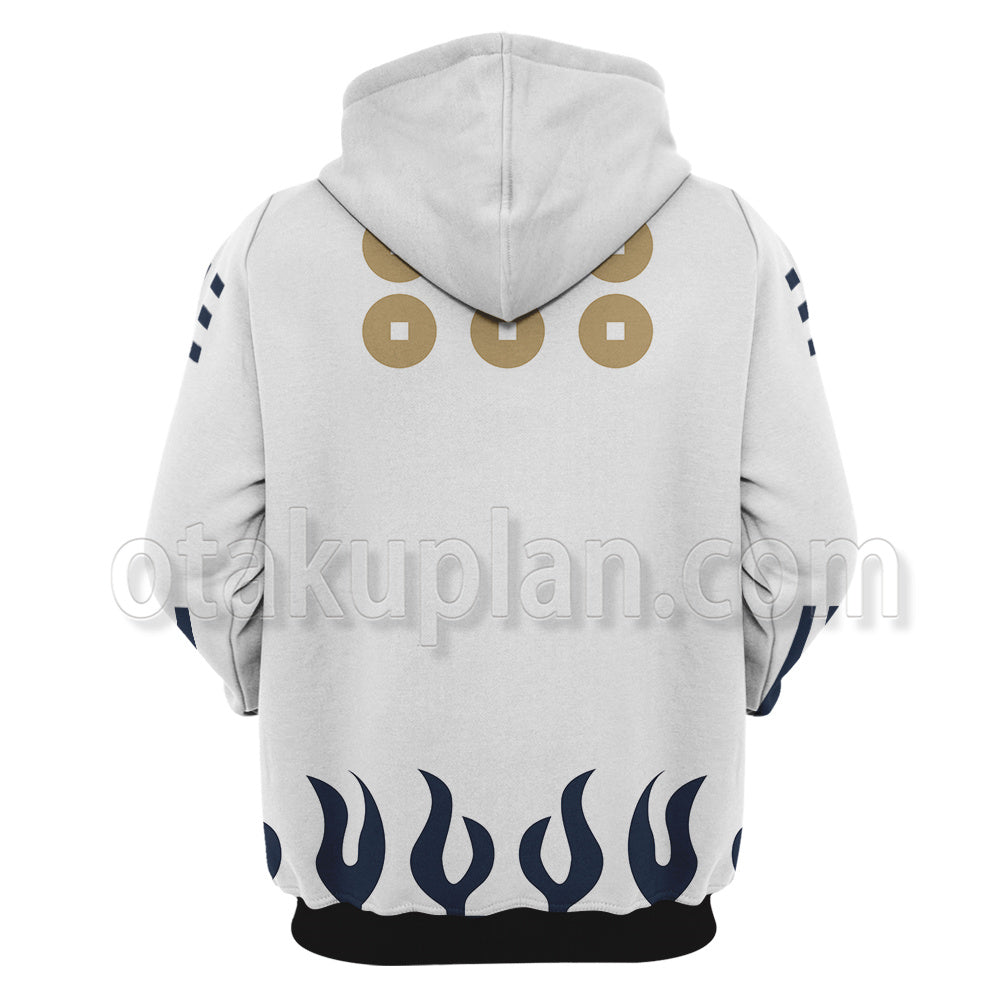 Devil Kings Sengoku Basara Yukimura Sanada White Cosplay Hoodie