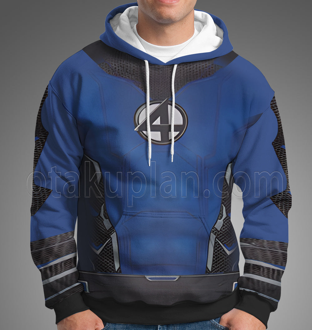 Doctor Strange Fantastic Four Mister Fantastic Cosplay Hoodie