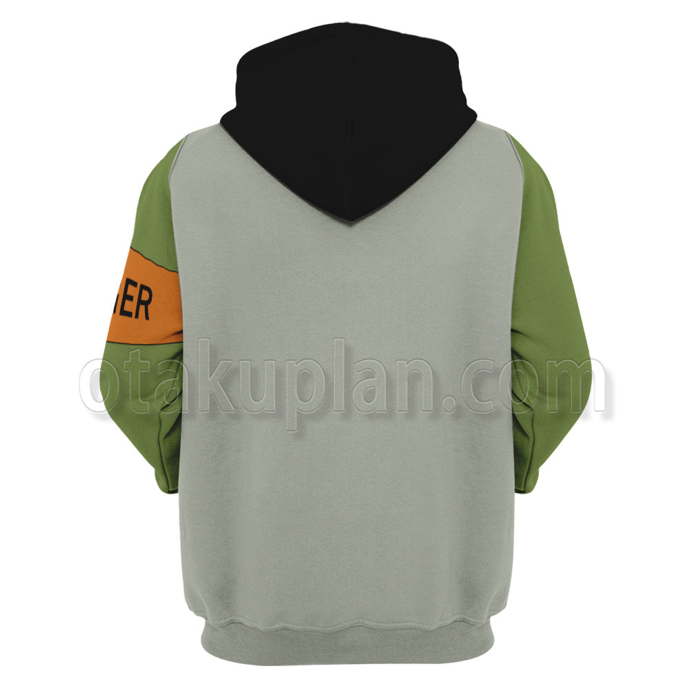 Dragon Ball Android 17 Green Cosplay Hoodie