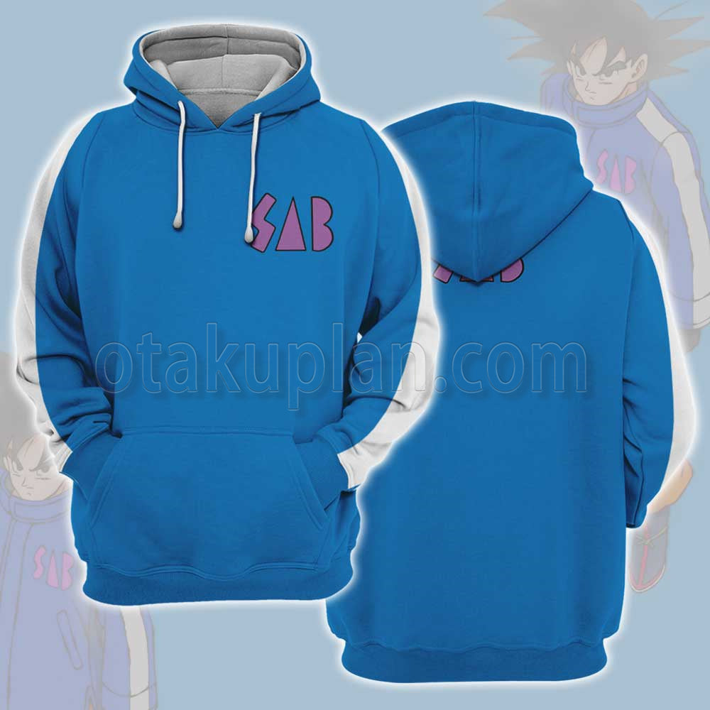 Dragon Ball Sab Blue Cosplay Hoodie