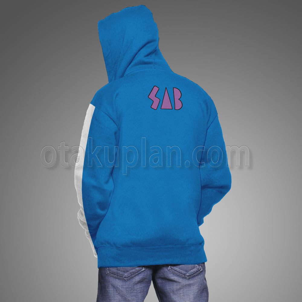 Dragon Ball Sab Blue Cosplay Hoodie