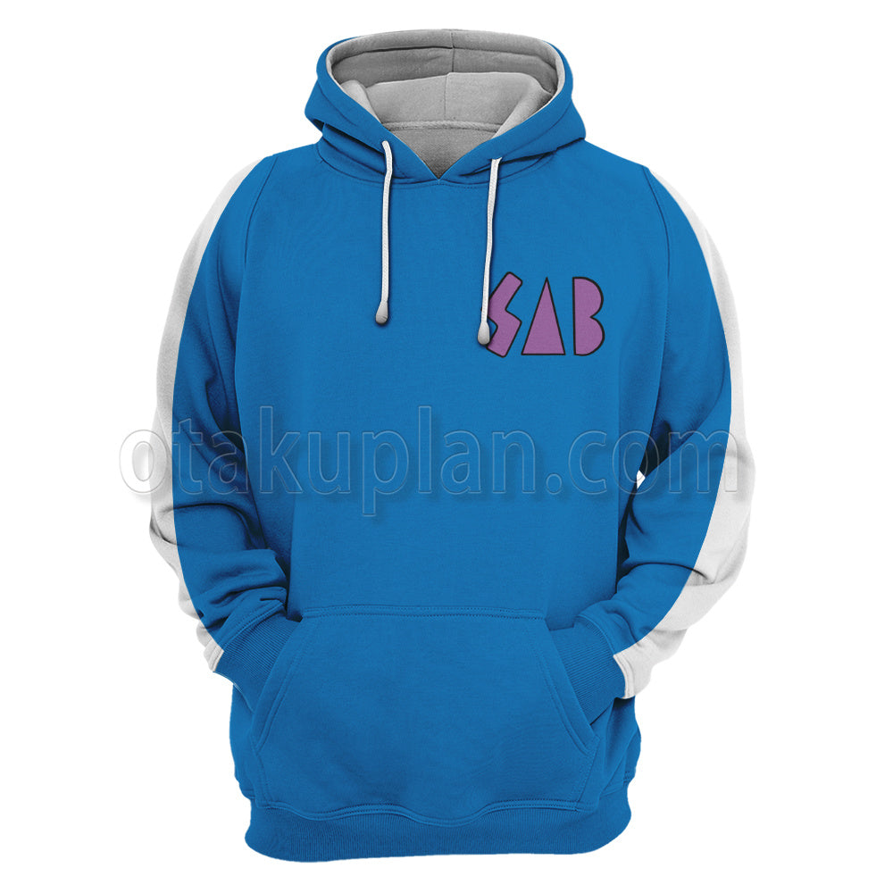 Dragon Ball Sab Blue Cosplay Hoodie