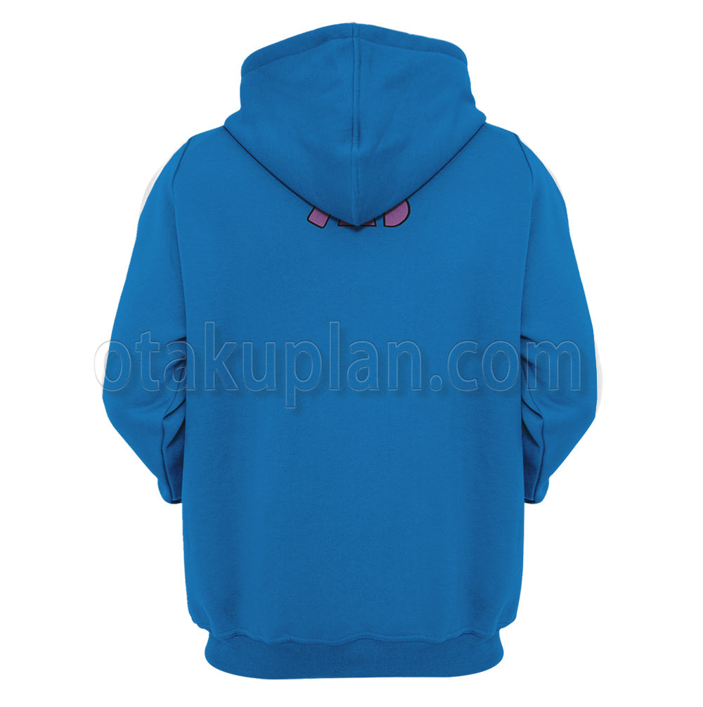 Dragon Ball Sab Blue Cosplay Hoodie