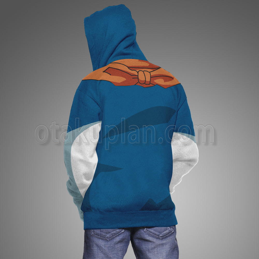 Dragon Ball Super Android 17 Blue Cosplay Hoodie