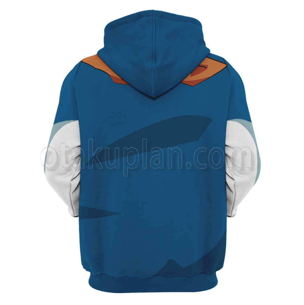 Dragon Ball Super Android 17 Blue Cosplay Hoodie