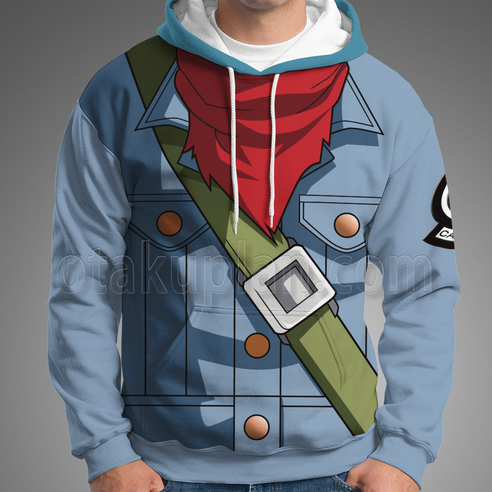Dragon Ball Super Future Trunks 2 Blue Cosplay Hoodie