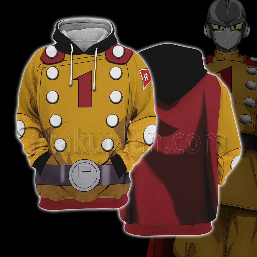 Dragon Ball Super Super Hero Gamma 1 Cosplay Hoodie