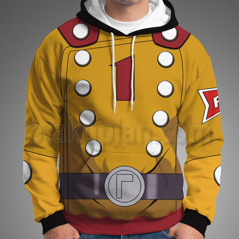 Dragon Ball Super Super Hero Gamma 1 Cosplay Hoodie