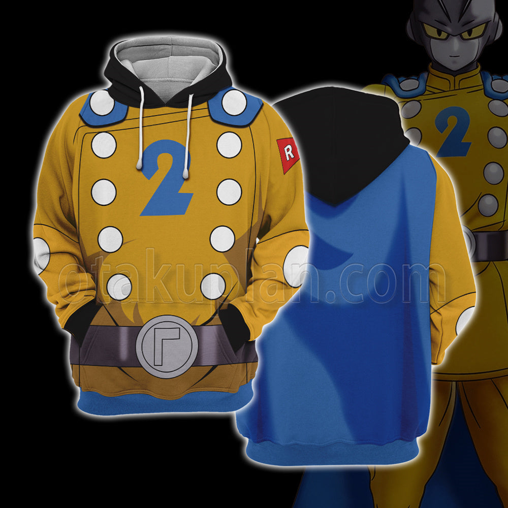 Dragon Ball Super Super Hero Gamma 2 Cosplay Hoodie