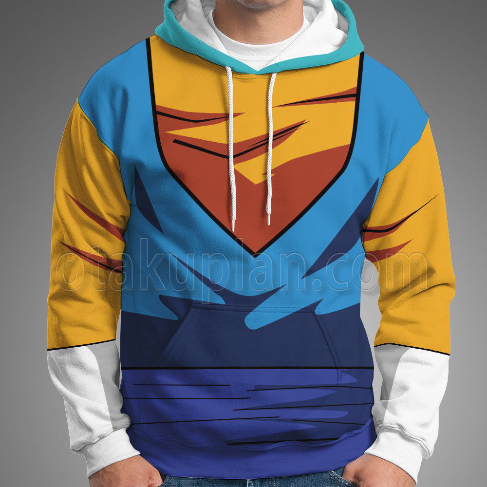 Dragon Ball Super Vegetto Ssgss Blue Cosplay Hoodie