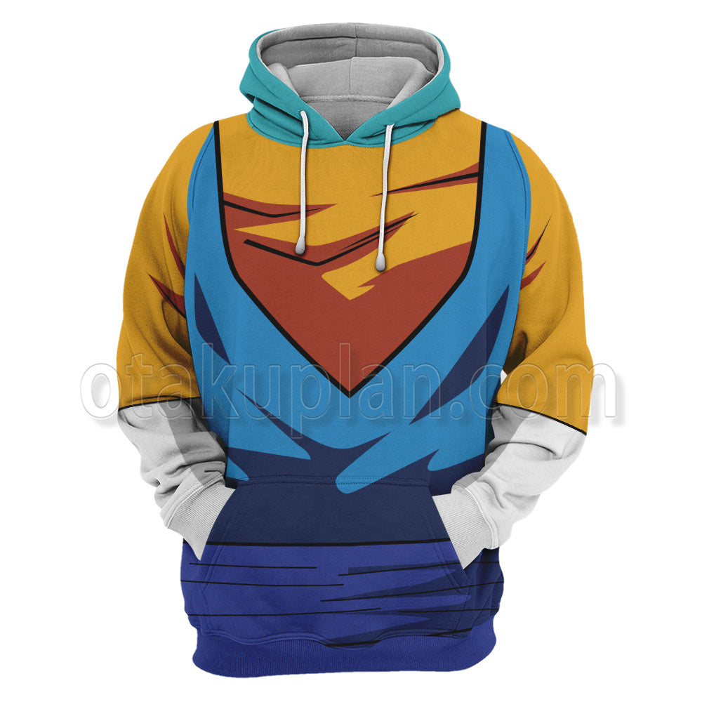 Dragon Ball Super Vegetto Ssgss Blue Cosplay Hoodie