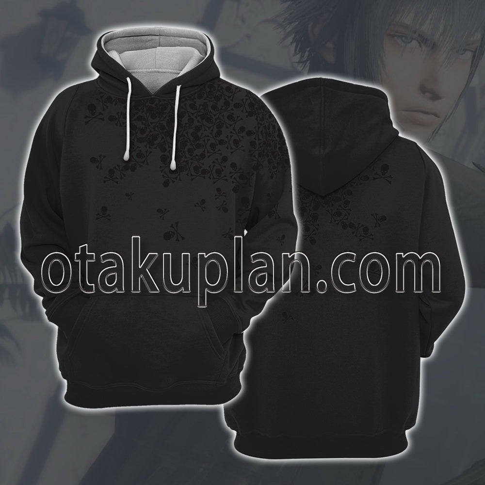 Final Fantasy FF15 Noctis Lucis Caelumskull Print Shirt Cosplay Hoodie