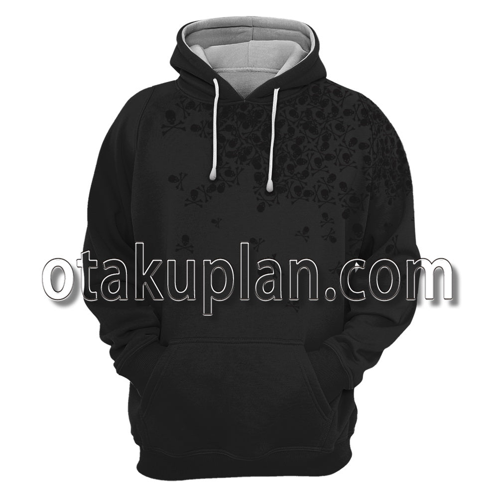 Final Fantasy FF15 Noctis Lucis Caelumskull Print Shirt Cosplay Hoodie