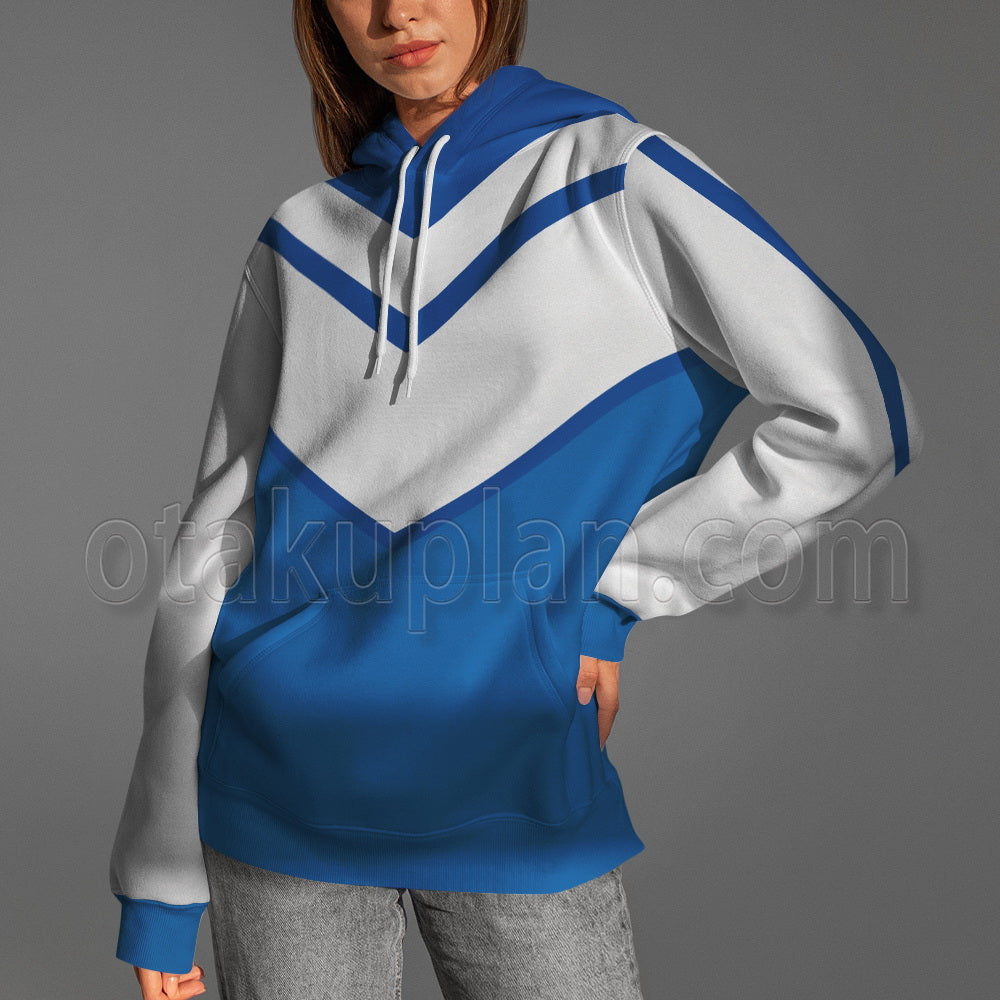 GO Blue And White Color Trainer Uniform Cosplay Hoodie