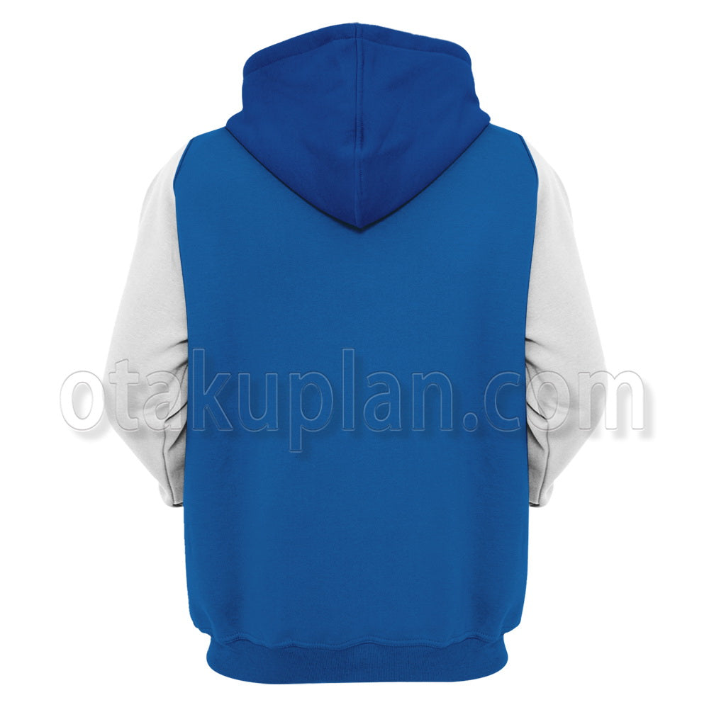 GO Blue And White Color Trainer Uniform Cosplay Hoodie