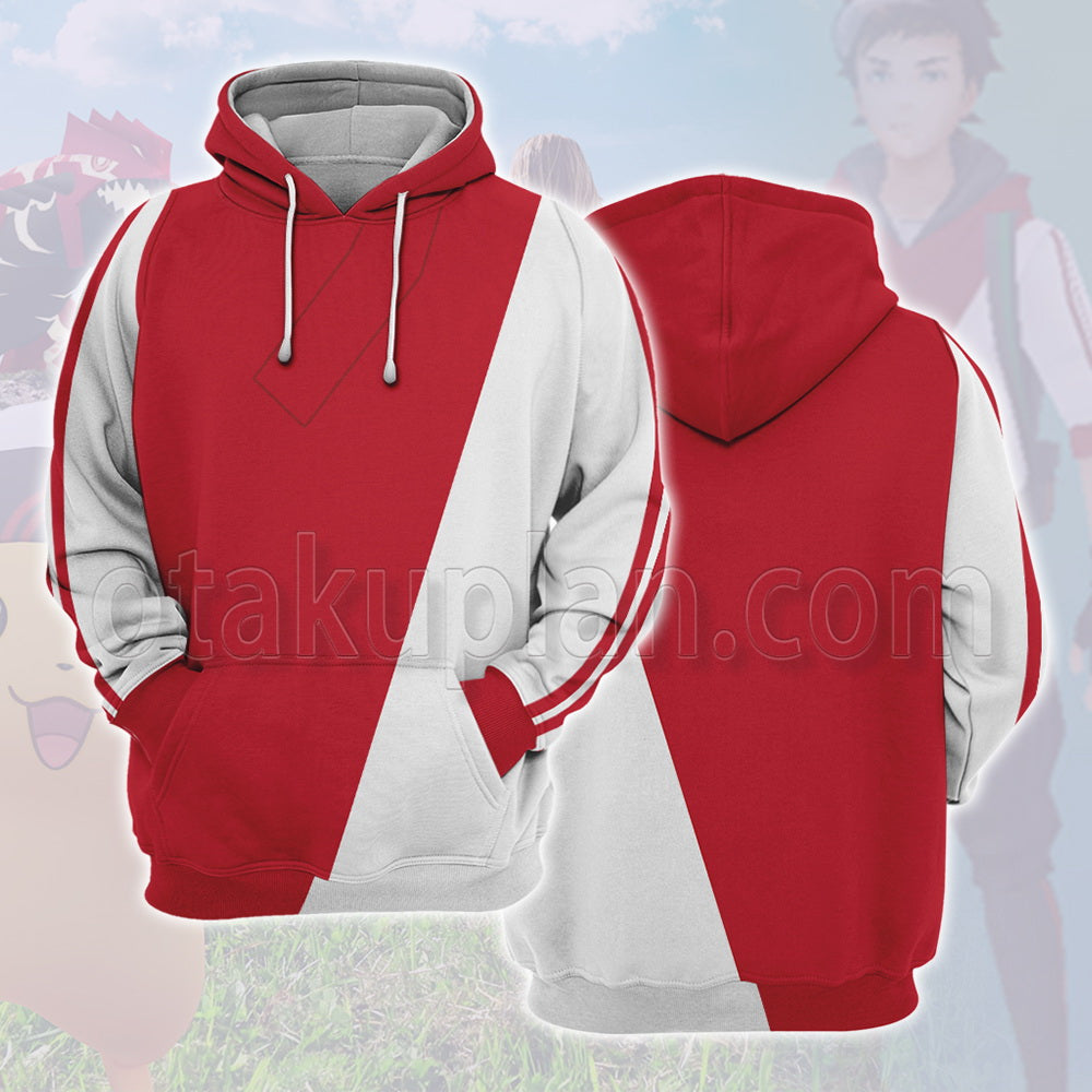 GO Male Red Uniform Cosplay Hoodie
