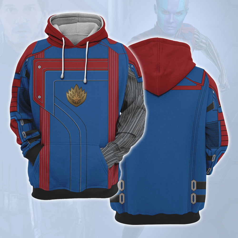 Guardians of the Galaxy Vol.3 Nebula Mechanical Arm Uniform Cosplay Hoodie