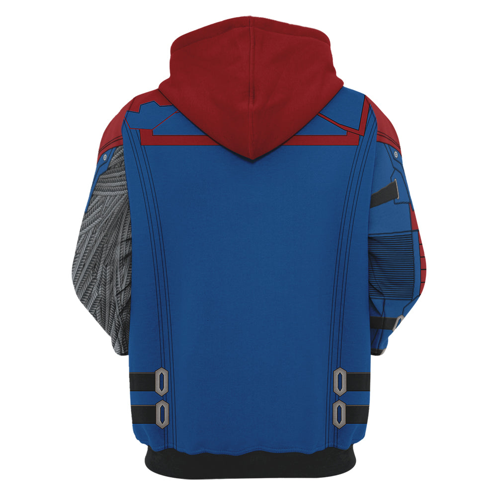 Guardians of the Galaxy Vol.3 Nebula Mechanical Arm Uniform Cosplay Hoodie