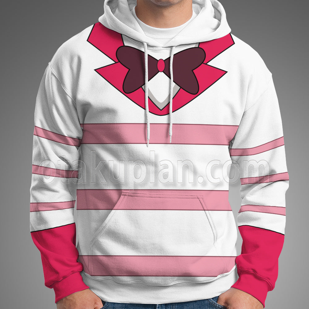 Hazbin Hotel Angel Dust Pink Cosplay Hoodie