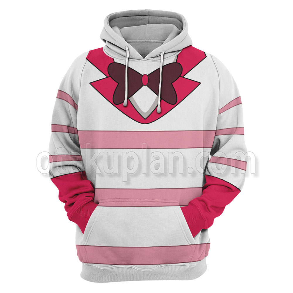 Hazbin Hotel Angel Dust Pink Cosplay Hoodie
