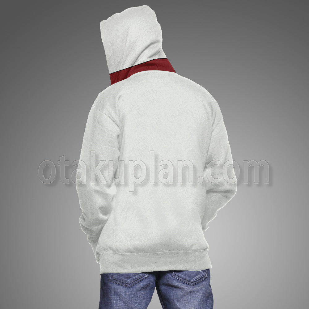 Hazbin Hotel Lucifer Morningstar White Cosplay Hoodie