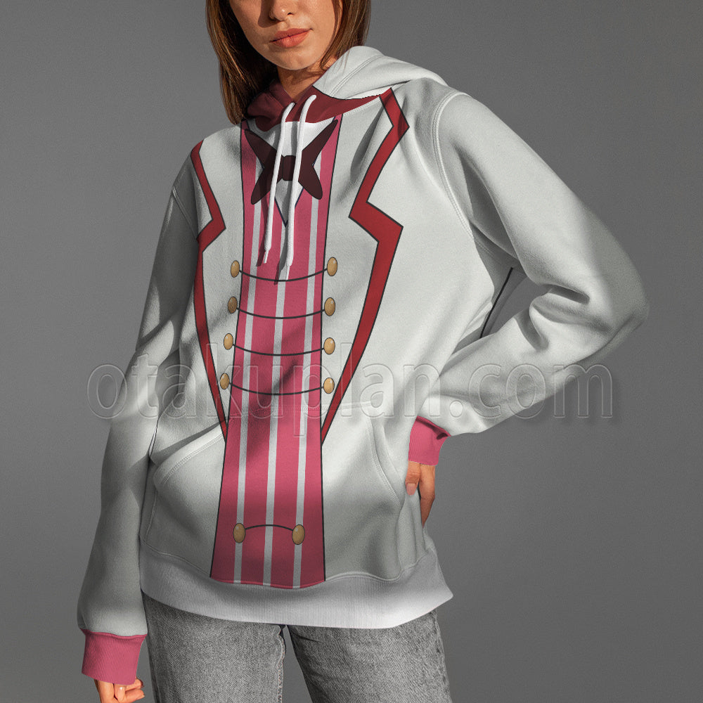 Hazbin Hotel Lucifer Morningstar White Cosplay Hoodie