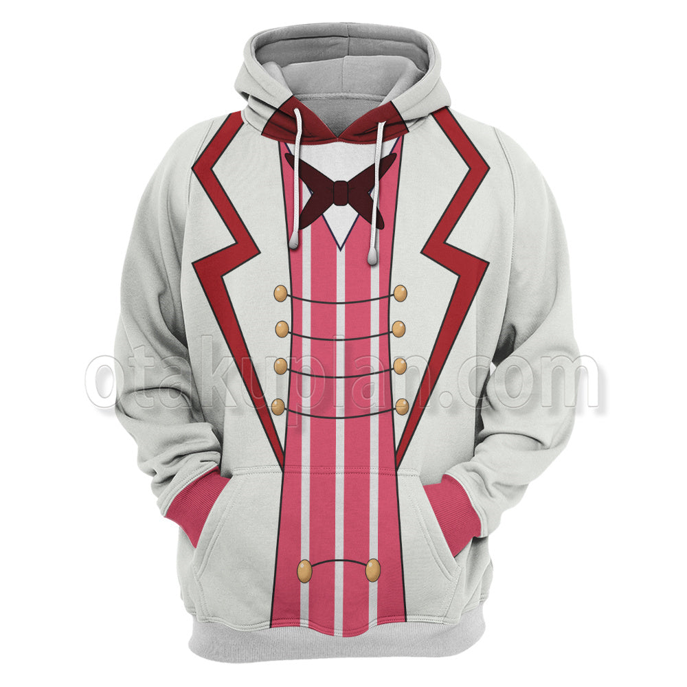 Hazbin Hotel Lucifer Morningstar White Cosplay Hoodie
