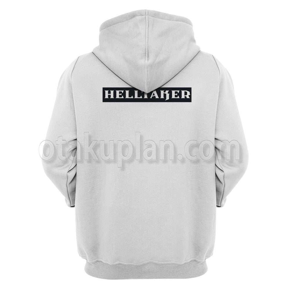 Helltaker Azazel White Uniform Cosplay Hoodie