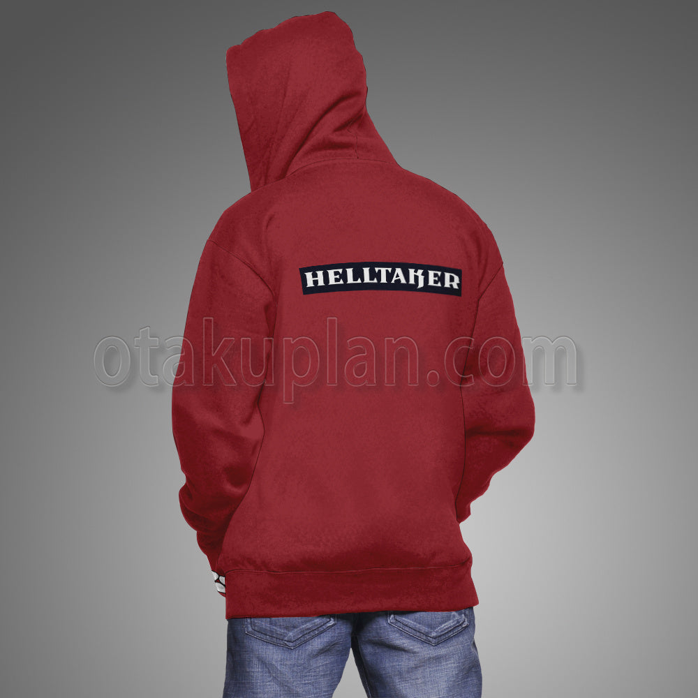 Helltaker Beelzebub White Uniform Cosplay Hoodie