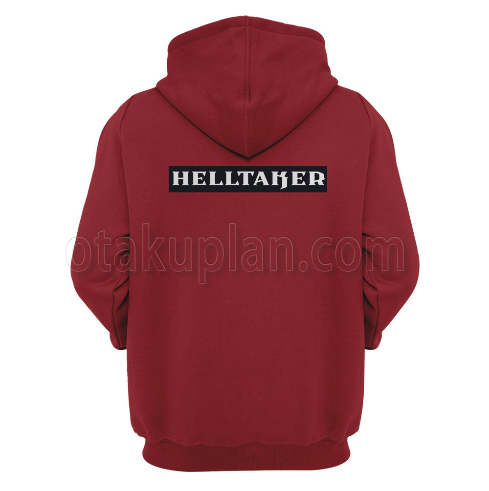Helltaker Beelzebub White Uniform Cosplay Hoodie
