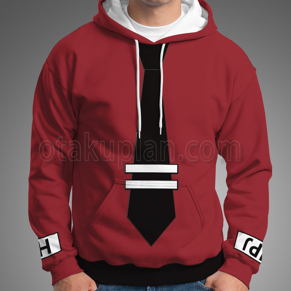 Helltaker Justice Red Cosplay Hoodie