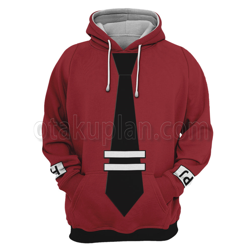 Helltaker Justice Red Cosplay Hoodie
