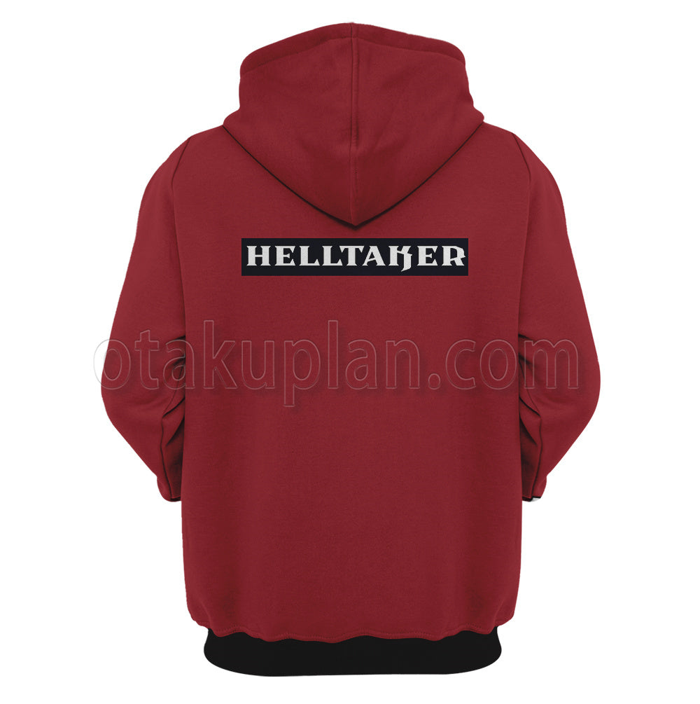 Helltaker Justice Red Cosplay Hoodie
