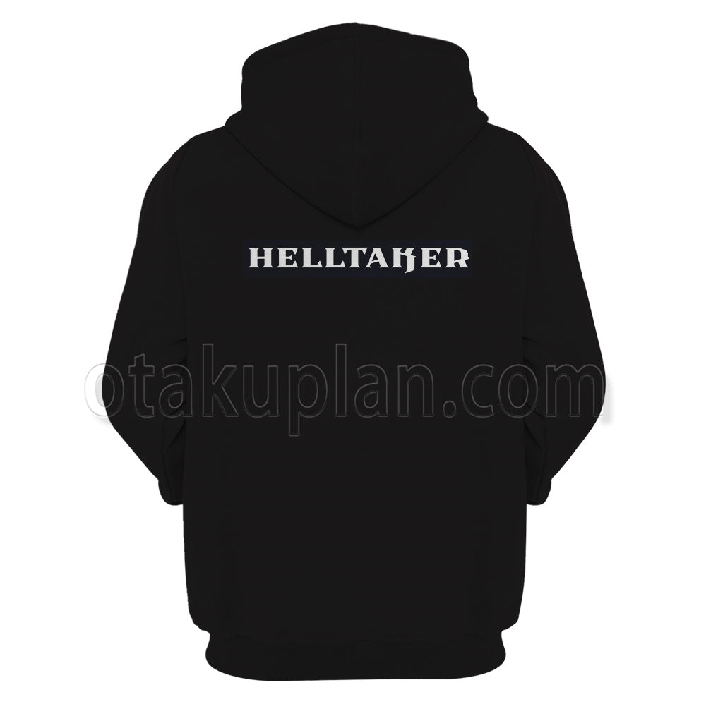 Helltaker Lucifer Red Cosplay Hoodie