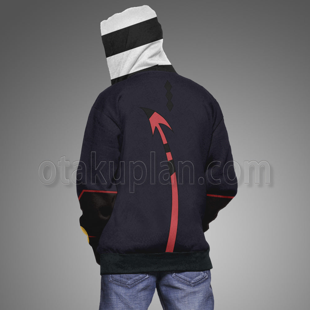 Helluva Boss Blitzo Deep Blue Cosplay Hoodie
