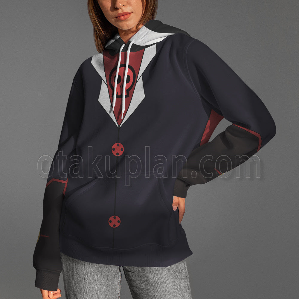 Helluva Boss Blitzo Deep Blue Cosplay Hoodie
