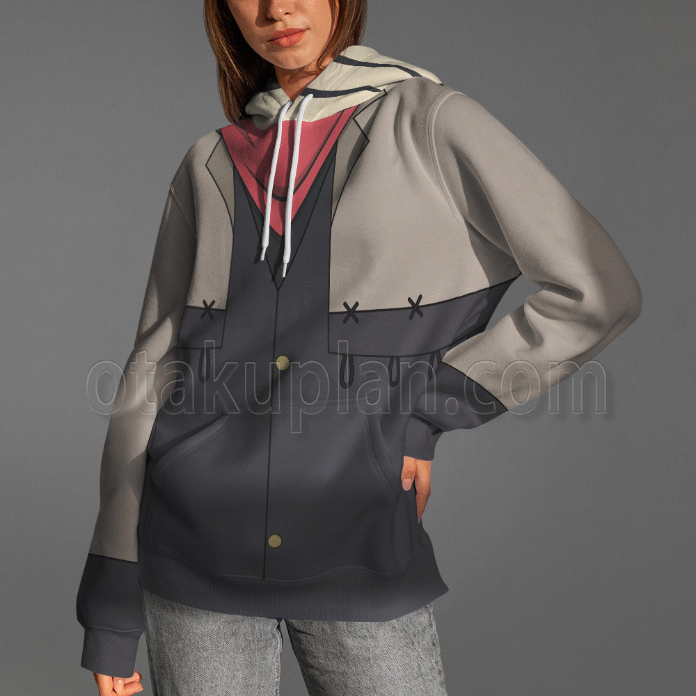 Helluva Boss Striker Grey Cosplay Hoodie