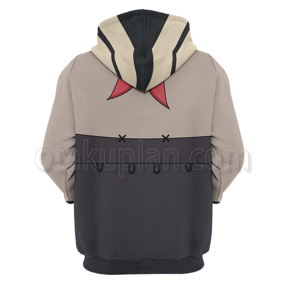 Helluva Boss Striker Grey Cosplay Hoodie