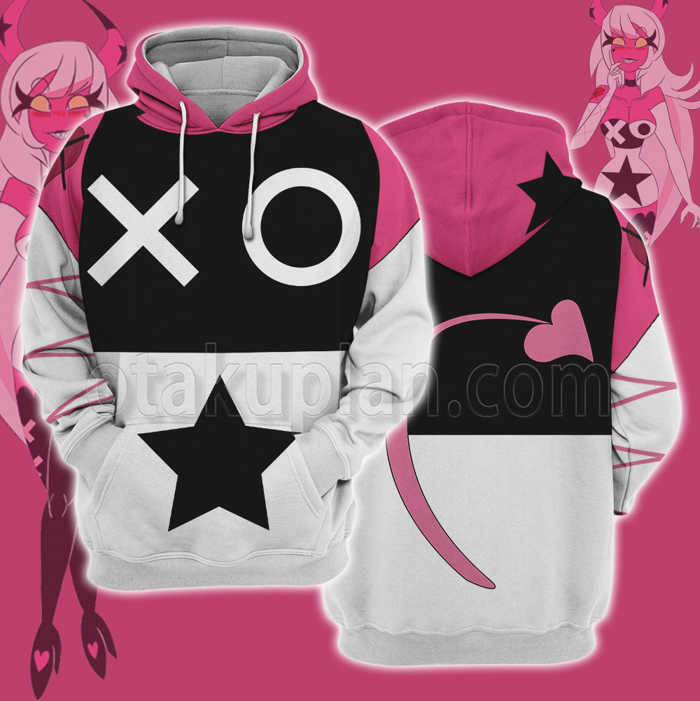 Helluva Boss Verosika Mayday Black Cosplay Hoodie