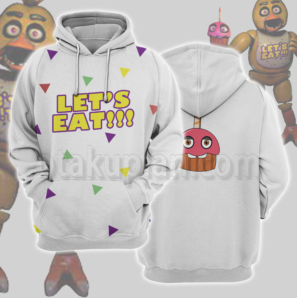 Help Wanted Chica The Chicken White Cosplay Hoodie